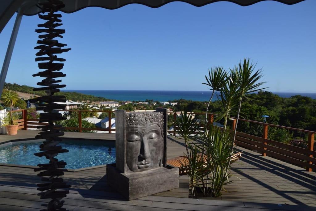 La Villa Coconut Vue A 180° Mer Rocher Du Diamant Ле-Диаман Экстерьер фото