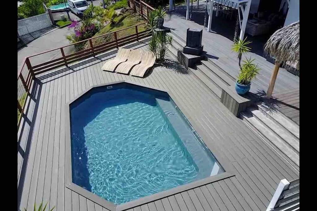 La Villa Coconut Vue A 180° Mer Rocher Du Diamant Ле-Диаман Экстерьер фото