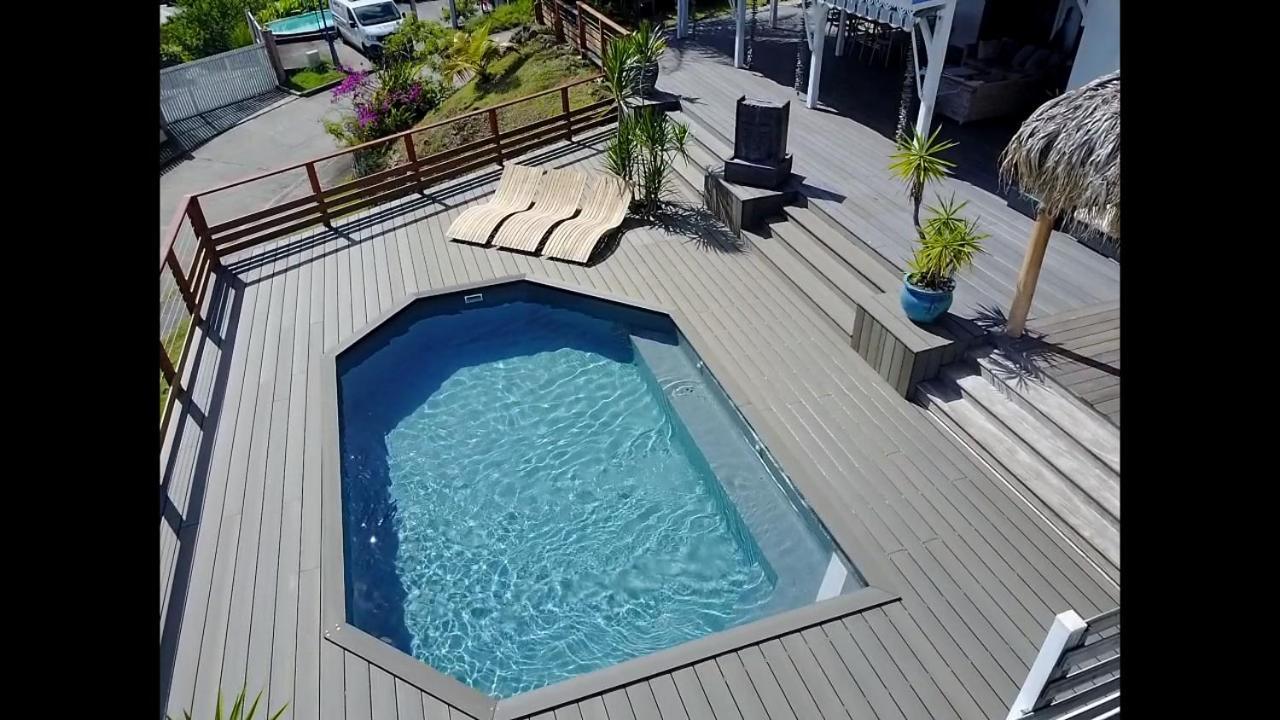 La Villa Coconut Vue A 180° Mer Rocher Du Diamant Ле-Диаман Экстерьер фото