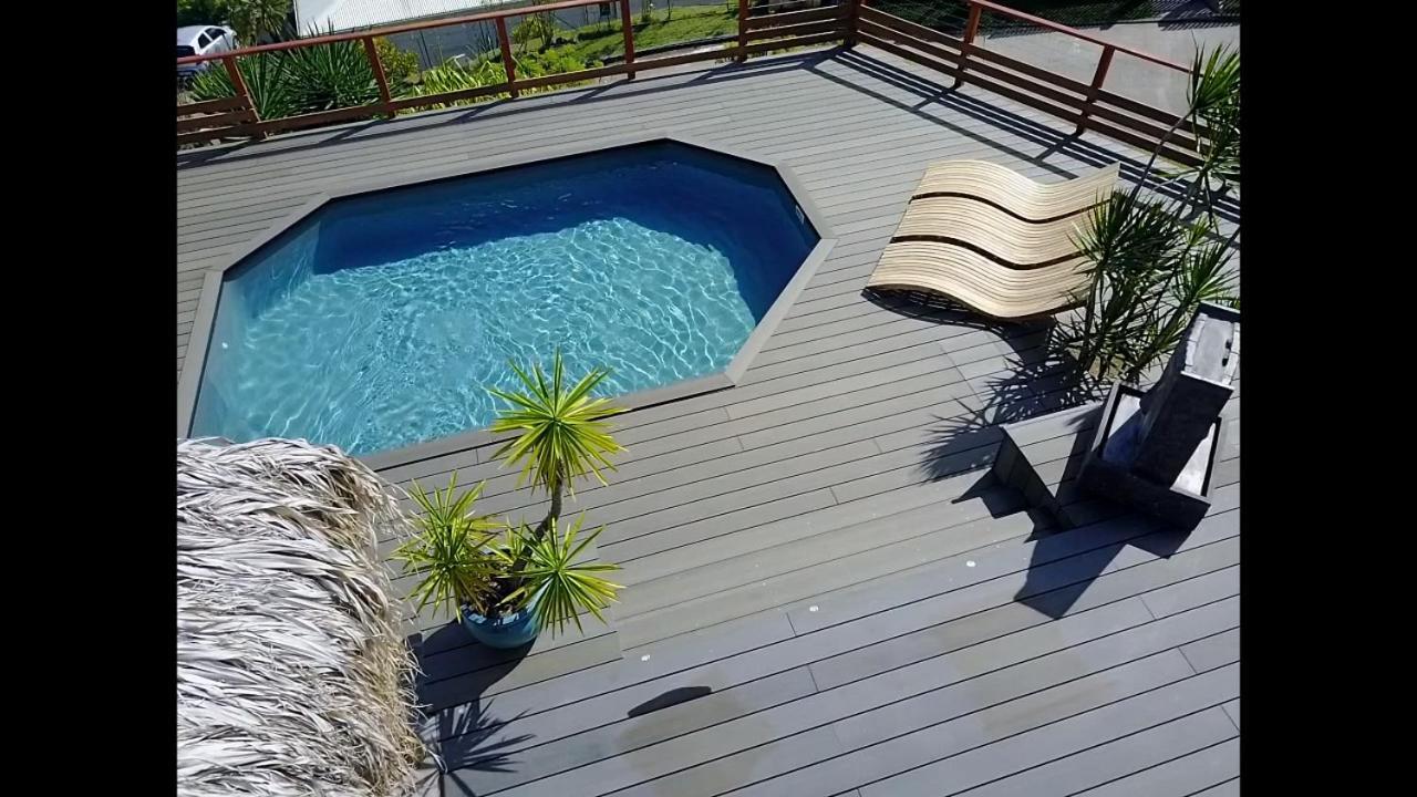 La Villa Coconut Vue A 180° Mer Rocher Du Diamant Ле-Диаман Экстерьер фото